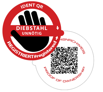Ident-QR zweirad